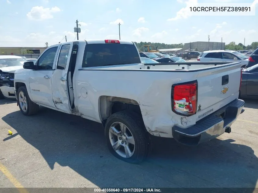 2015 Chevrolet Silverado 1500 Ls VIN: 1GCRCPEH5FZ389891 Lot: 40358640