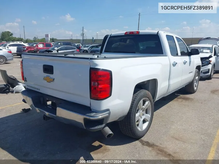 2015 Chevrolet Silverado 1500 Ls VIN: 1GCRCPEH5FZ389891 Lot: 40358640