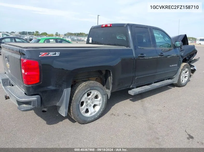 2015 Chevrolet Silverado 1500 2Lt VIN: 1GCVKREC2FZ158710 Lot: 40367988