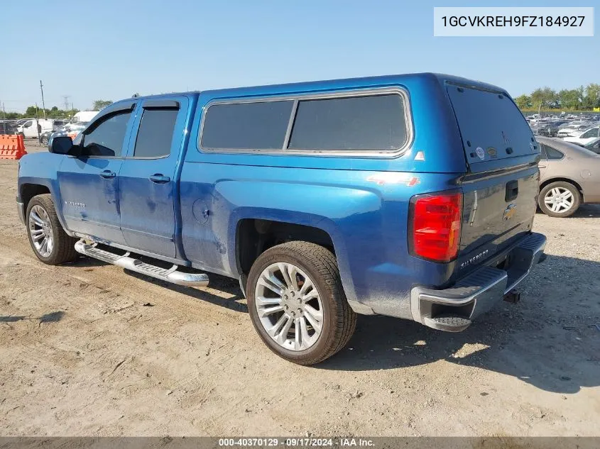 2015 Chevrolet Silverado 1500 1Lt VIN: 1GCVKREH9FZ184927 Lot: 40370129