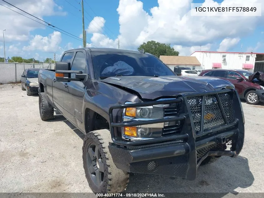 1GC1KVE81FF578849 2015 Chevrolet Silverado 2500Hd Lt