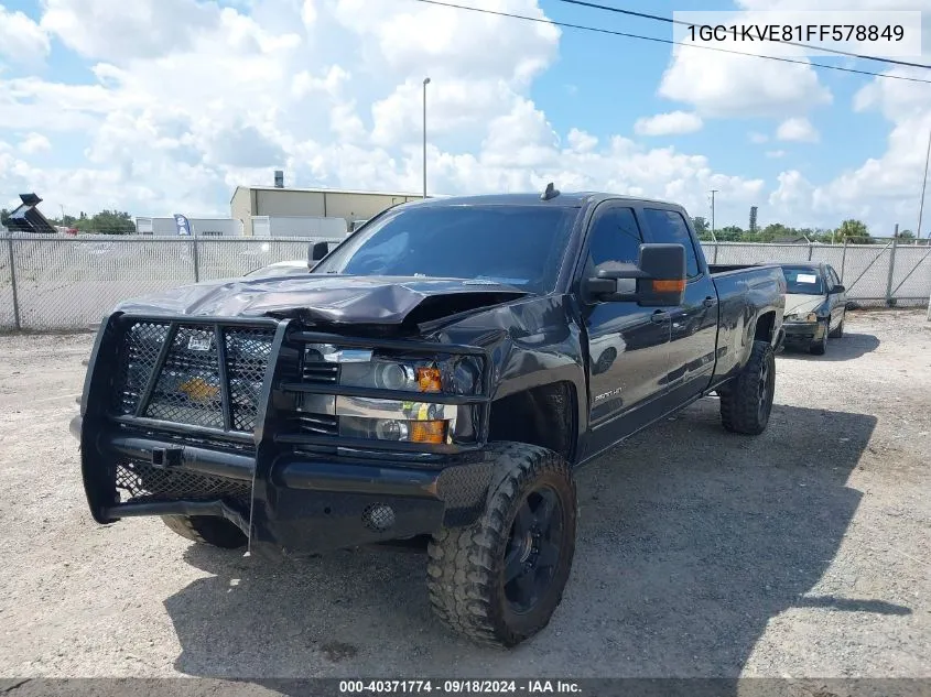 2015 Chevrolet Silverado 2500Hd Lt VIN: 1GC1KVE81FF578849 Lot: 40371774