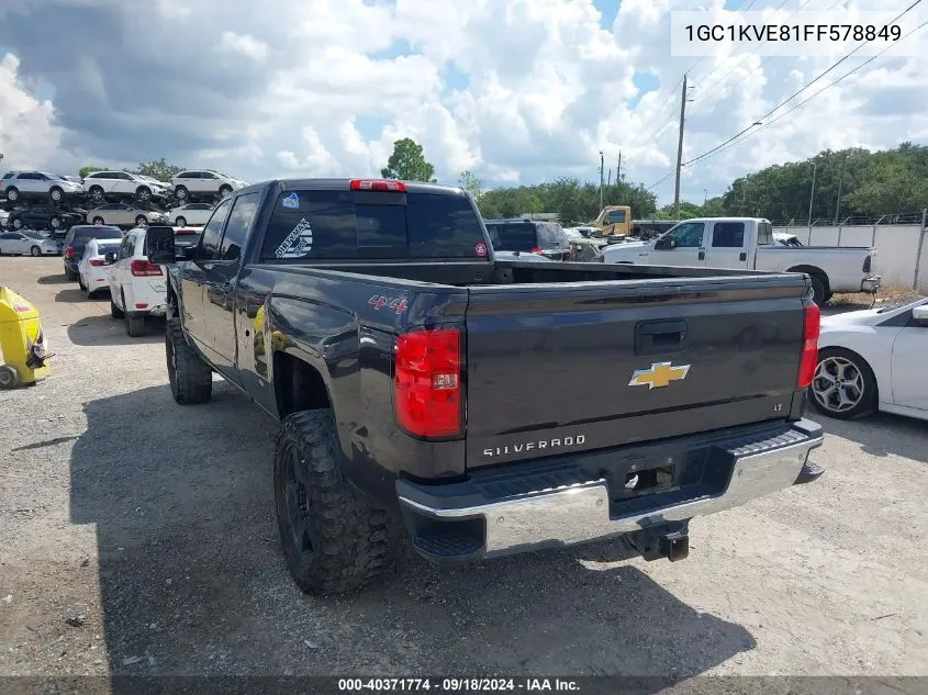 2015 Chevrolet Silverado 2500Hd Lt VIN: 1GC1KVE81FF578849 Lot: 40371774