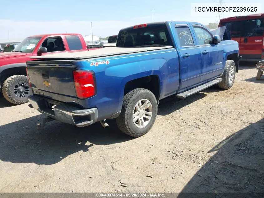 2015 Chevrolet Silverado 1500 1Lt VIN: 1GCVKREC0FZ239625 Lot: 40374514