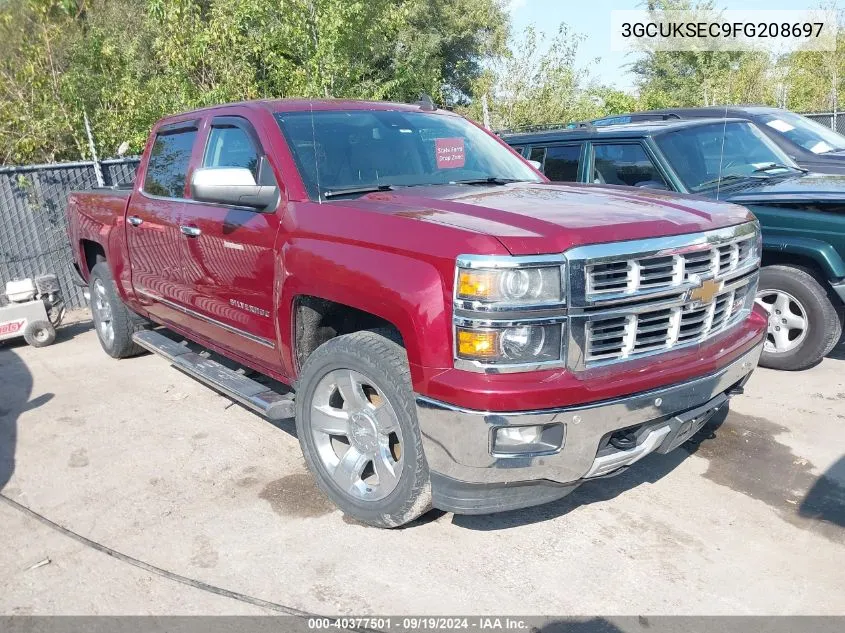 2015 Chevrolet Silverado 1500 2Lz VIN: 3GCUKSEC9FG208697 Lot: 40377501