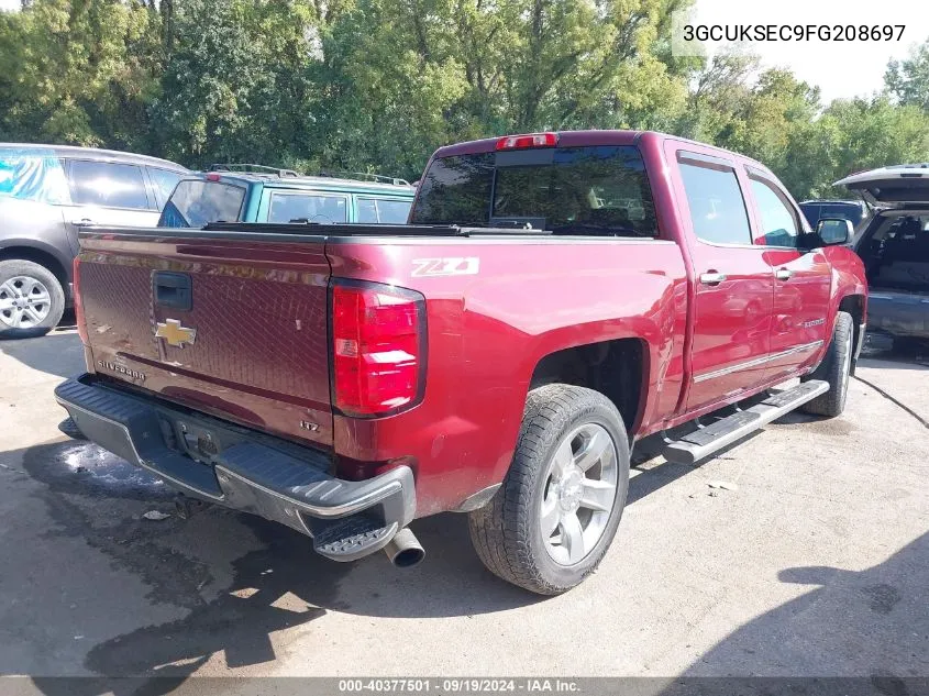 2015 Chevrolet Silverado 1500 2Lz VIN: 3GCUKSEC9FG208697 Lot: 40377501