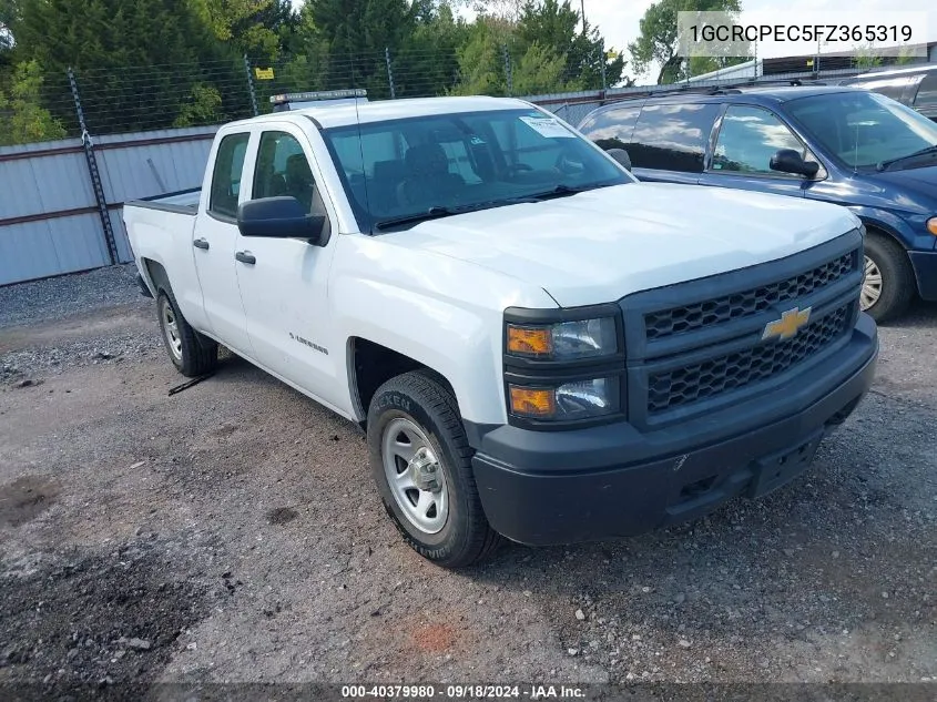 2015 Chevrolet Silverado 1500 Wt VIN: 1GCRCPEC5FZ365319 Lot: 40379980