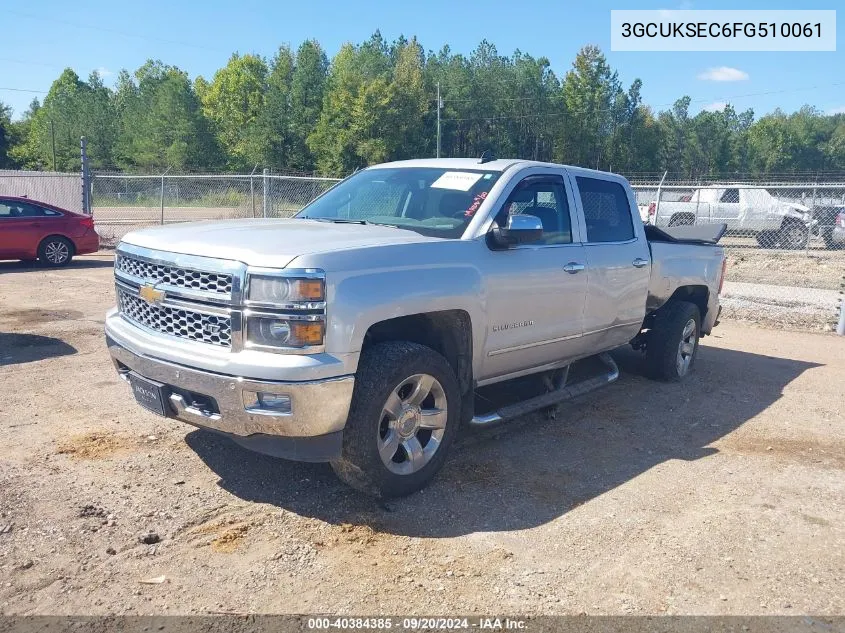 2015 Chevrolet Silverado 1500 1Lz VIN: 3GCUKSEC6FG510061 Lot: 40384385