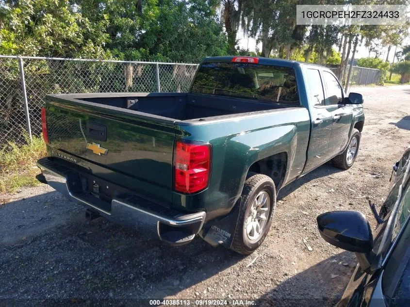 2015 Chevrolet Silverado 1500 Ls VIN: 1GCRCPEH2FZ324433 Lot: 40385113