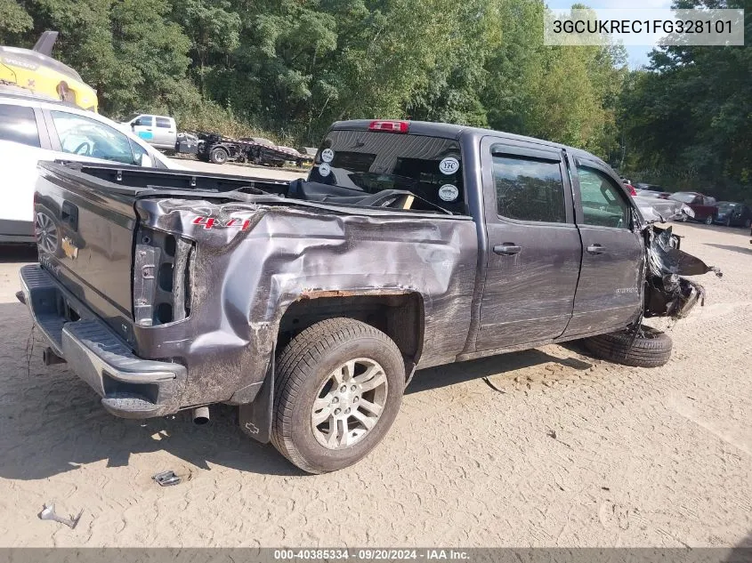 2015 Chevrolet Silverado 1500 1Lt VIN: 3GCUKREC1FG328101 Lot: 40385334