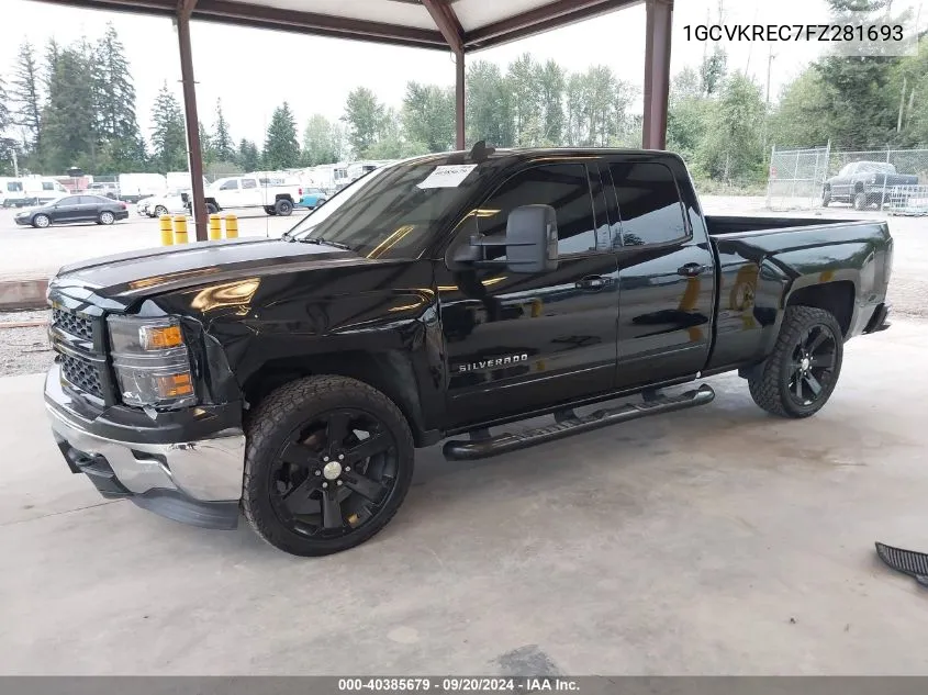 1GCVKREC7FZ281693 2015 Chevrolet Silverado 1500 1Lt/2Lt