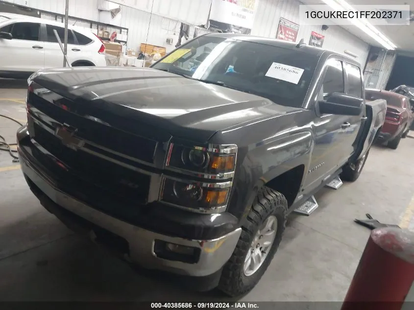 2015 Chevrolet Silverado 1500 2Lt VIN: 1GCUKREC1FF202371 Lot: 40385686