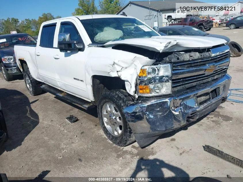 2015 Chevrolet Silverado 2500Hd Lt VIN: 1GC1KVE87FF584221 Lot: 40385937