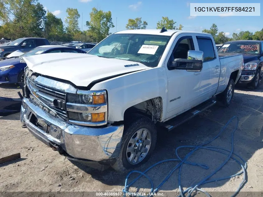 2015 Chevrolet Silverado 2500Hd Lt VIN: 1GC1KVE87FF584221 Lot: 40385937