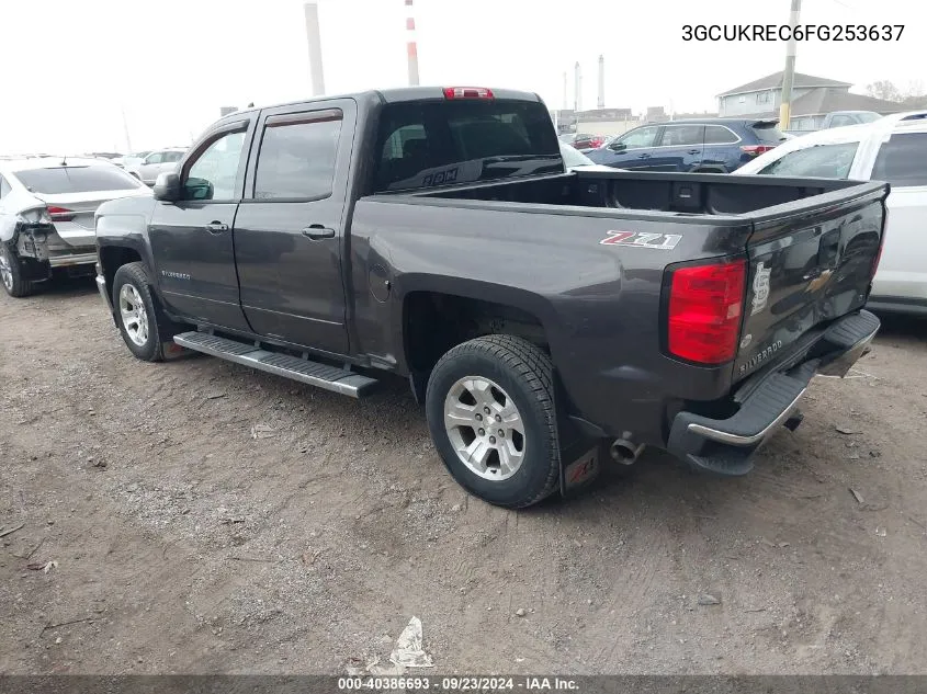 2015 Chevrolet Silverado 1500 2Lt VIN: 3GCUKREC6FG253637 Lot: 40386693