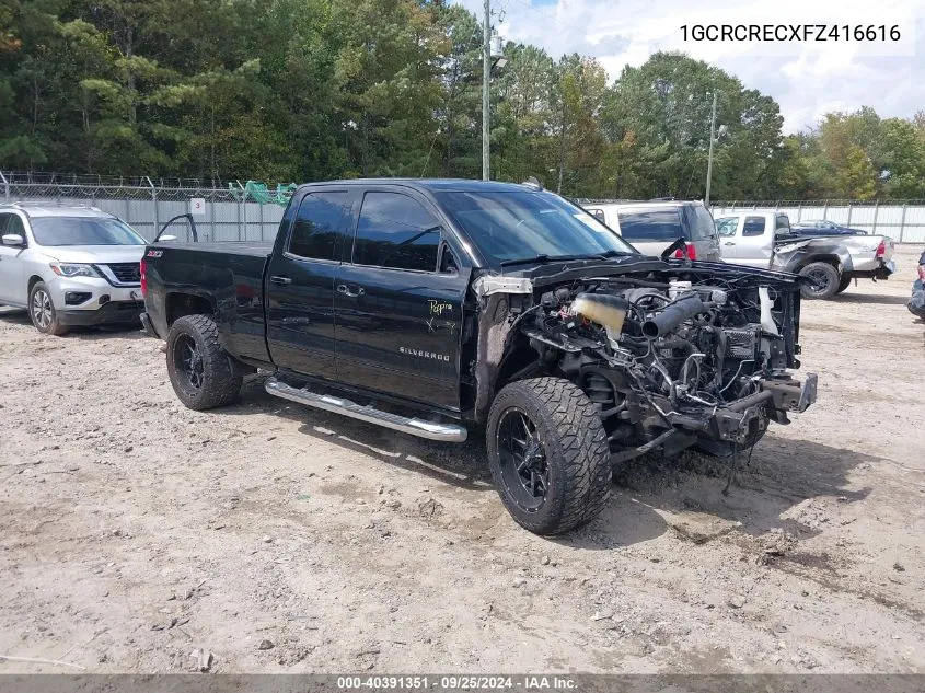 2015 Chevrolet Silverado 1500 2Lt VIN: 1GCRCRECXFZ416616 Lot: 40391351