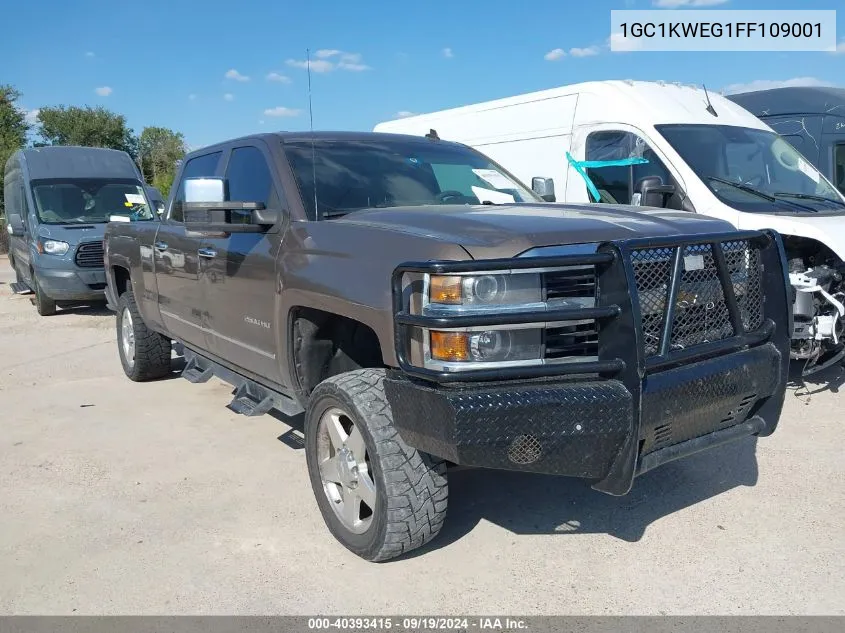 2015 Chevrolet Silverado 2500Hd Ltz VIN: 1GC1KWEG1FF109001 Lot: 40393415