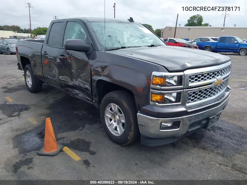 2015 Chevrolet Silverado 1500 1Lt VIN: 1GCRCREC4FZ378171 Lot: 40396823