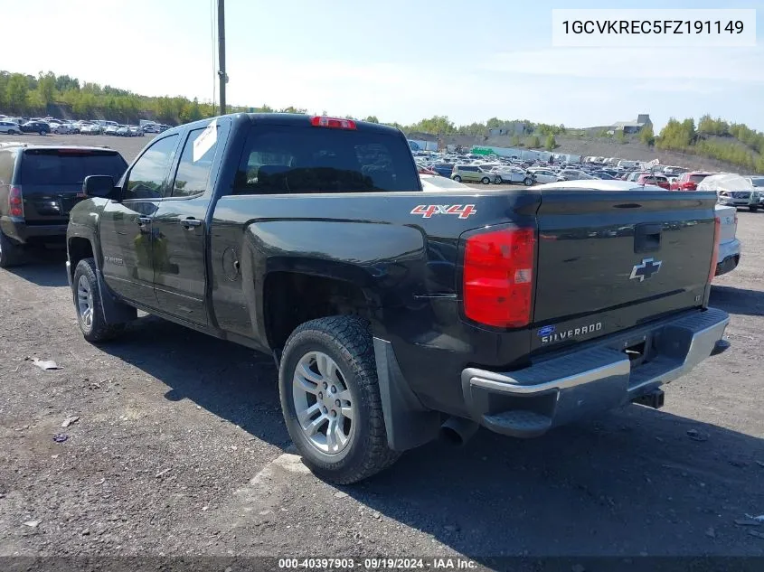 1GCVKREC5FZ191149 2015 Chevrolet Silverado 1500 1Lt