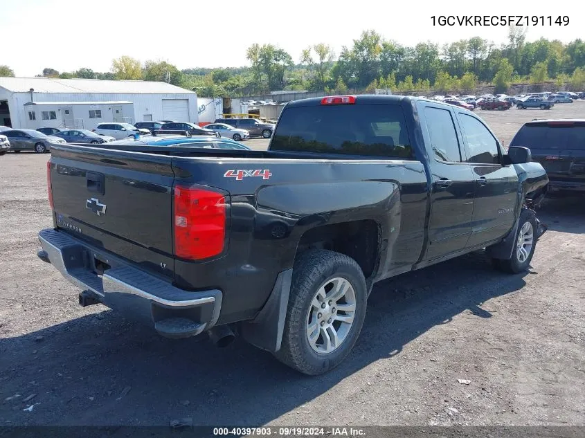 1GCVKREC5FZ191149 2015 Chevrolet Silverado 1500 1Lt