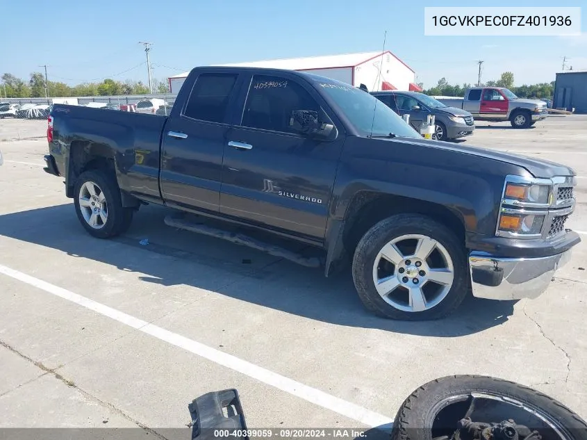 1GCVKPEC0FZ401936 2015 Chevrolet Silverado 1500 Ls