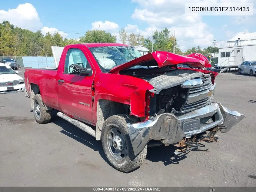 2015 Chevrolet Silverado 2500Hd Wt VIN: 1GC0KUEG1FZ514435 Lot: 40400372