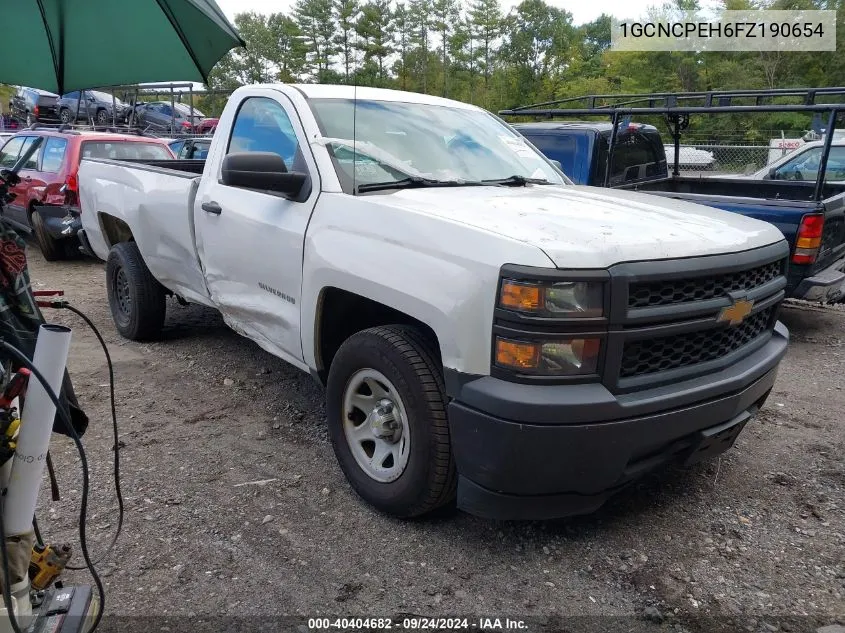 2015 Chevrolet Silverado 1500 Wt VIN: 1GCNCPEH6FZ190654 Lot: 40404682