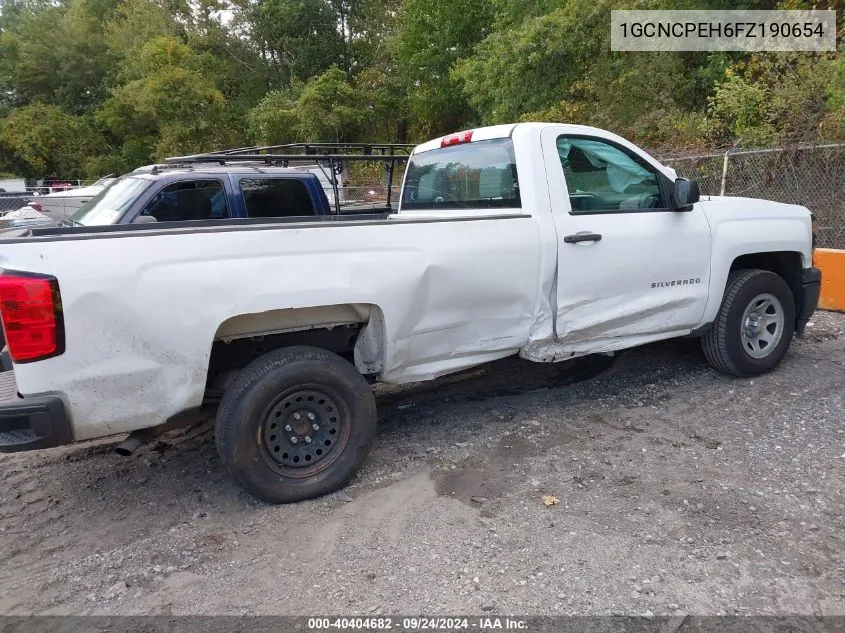 2015 Chevrolet Silverado 1500 Wt VIN: 1GCNCPEH6FZ190654 Lot: 40404682