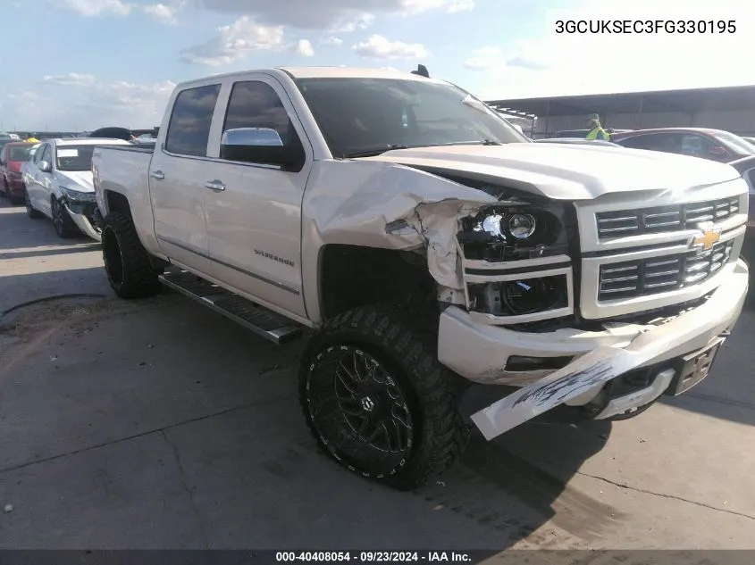 2015 Chevrolet Silverado 1500 1Lz VIN: 3GCUKSEC3FG330195 Lot: 40408054