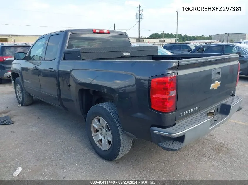 2015 Chevrolet Silverado 1500 1Lt VIN: 1GCRCREHXFZ297381 Lot: 40411449