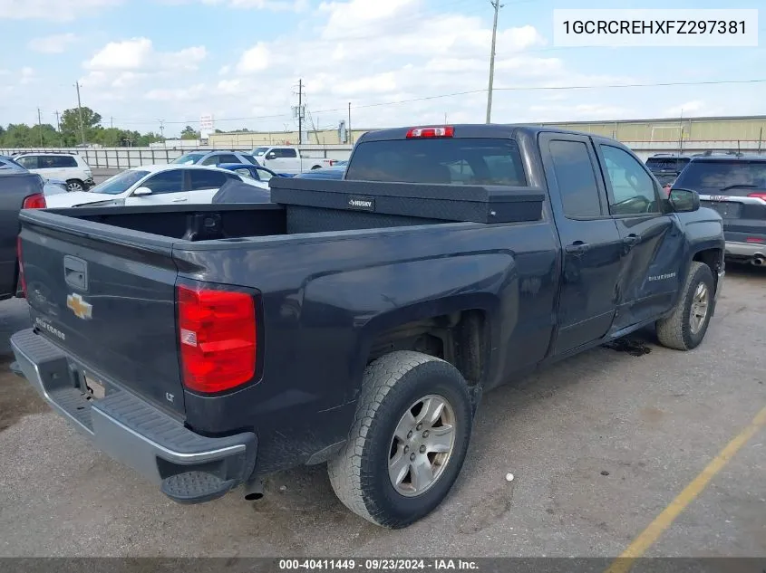 2015 Chevrolet Silverado 1500 1Lt VIN: 1GCRCREHXFZ297381 Lot: 40411449