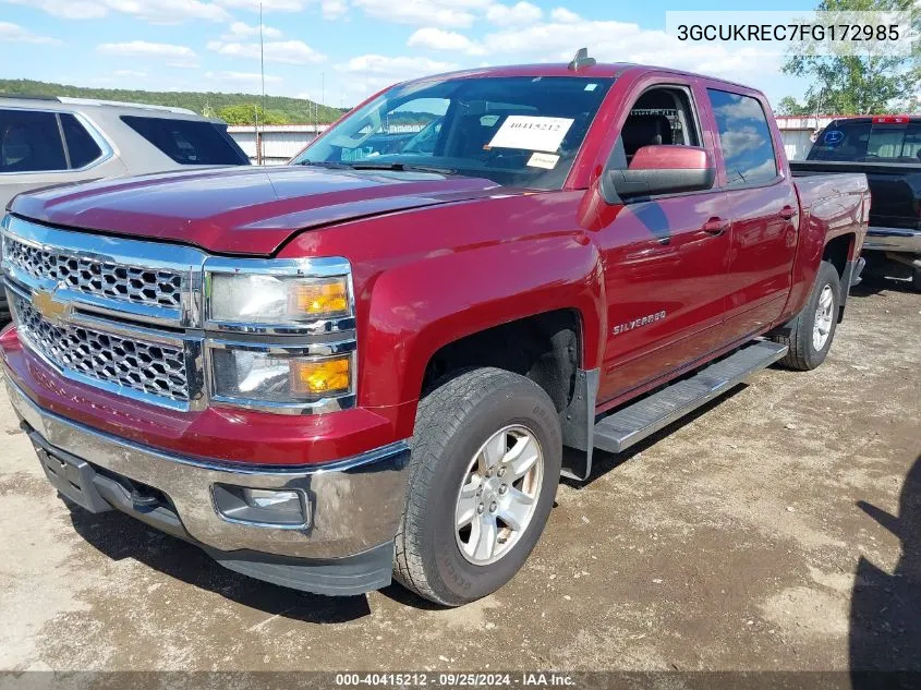 2015 Chevrolet Silverado 1500 1Lt VIN: 3GCUKREC7FG172985 Lot: 40415212