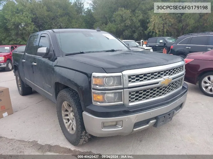 2015 Chevrolet Silverado 1500 1Lz VIN: 3GCPCSEC6FG179198 Lot: 40420427