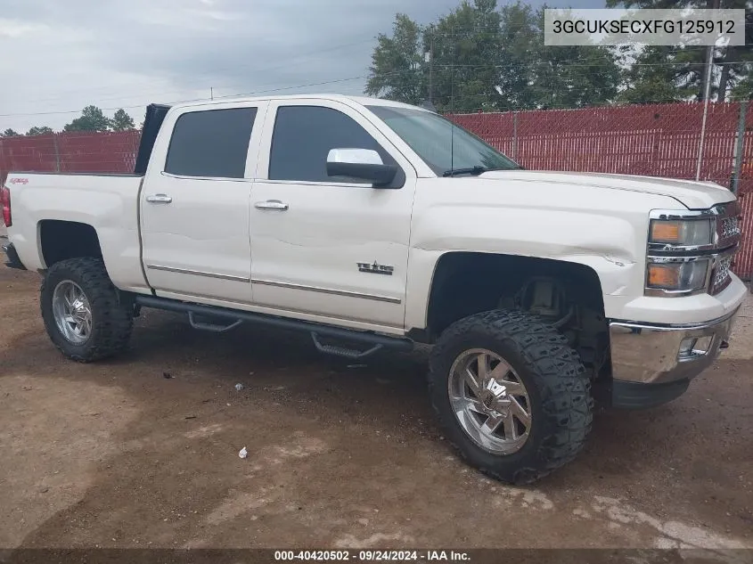 2015 Chevrolet Silverado K1500 Ltz VIN: 3GCUKSECXFG125912 Lot: 40420502