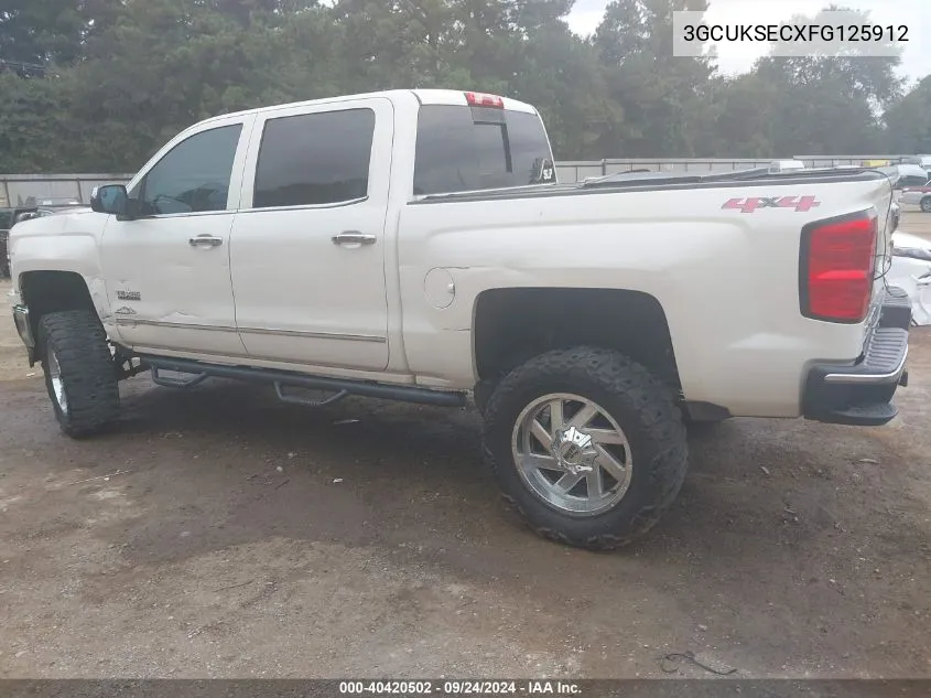 3GCUKSECXFG125912 2015 Chevrolet Silverado K1500 Ltz