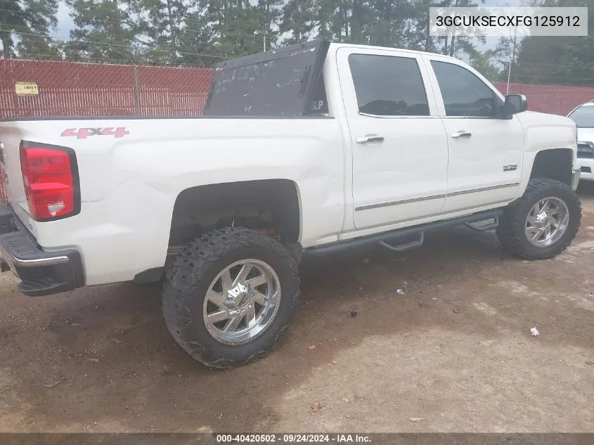 3GCUKSECXFG125912 2015 Chevrolet Silverado K1500 Ltz