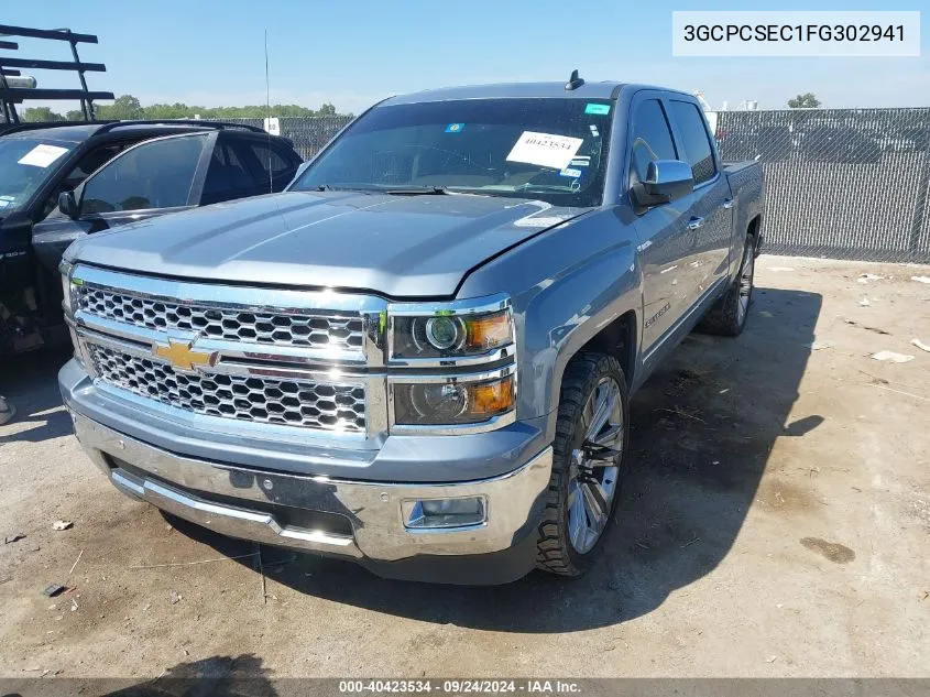 3GCPCSEC1FG302941 2015 Chevrolet Silverado C1500 Ltz