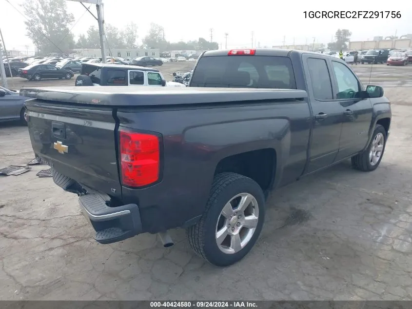 1GCRCREC2FZ291756 2015 Chevrolet Silverado 1500 1Lt