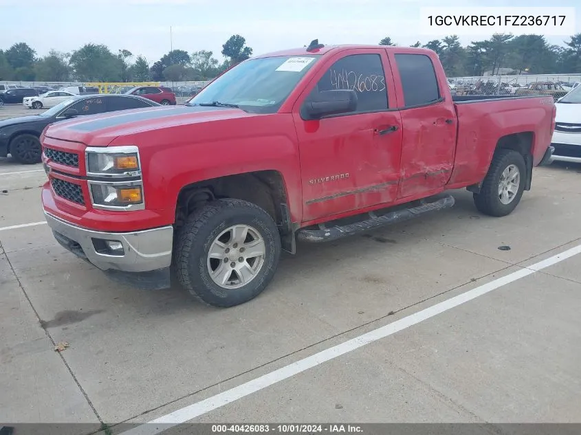 1GCVKREC1FZ236717 2015 Chevrolet Silverado 1500 K1500 Lt