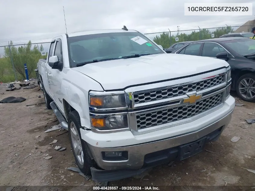 1GCRCREC5FZ265720 2015 Chevrolet Silverado 1500 1Lt