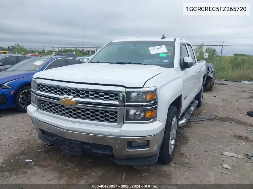 1GCRCREC5FZ265720 2015 Chevrolet Silverado 1500 1Lt