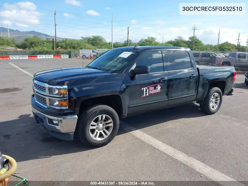 2015 Chevrolet Silverado 1500 1Lt VIN: 3GCPCREC5FG532510 Lot: 40431397