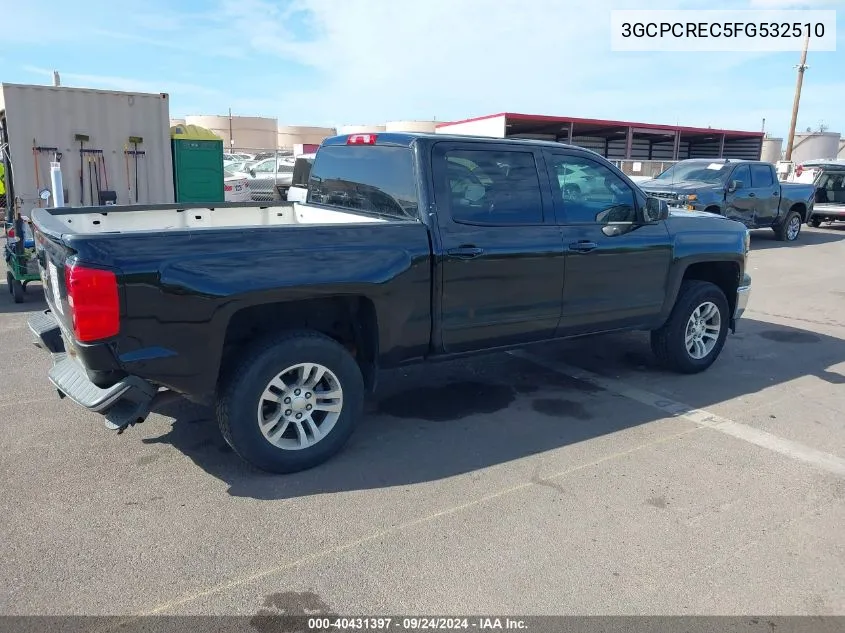 2015 Chevrolet Silverado 1500 1Lt VIN: 3GCPCREC5FG532510 Lot: 40431397