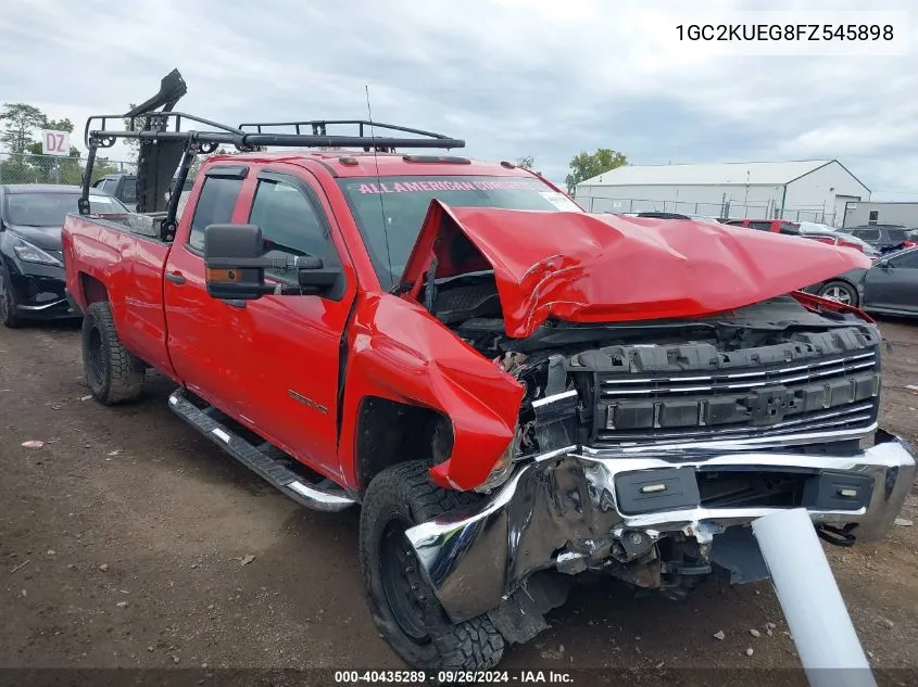 2015 Chevrolet Silverado K2500 Heavy Duty VIN: 1GC2KUEG8FZ545898 Lot: 40435289