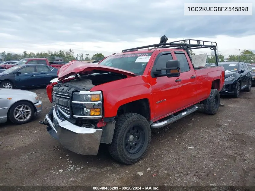 2015 Chevrolet Silverado K2500 Heavy Duty VIN: 1GC2KUEG8FZ545898 Lot: 40435289