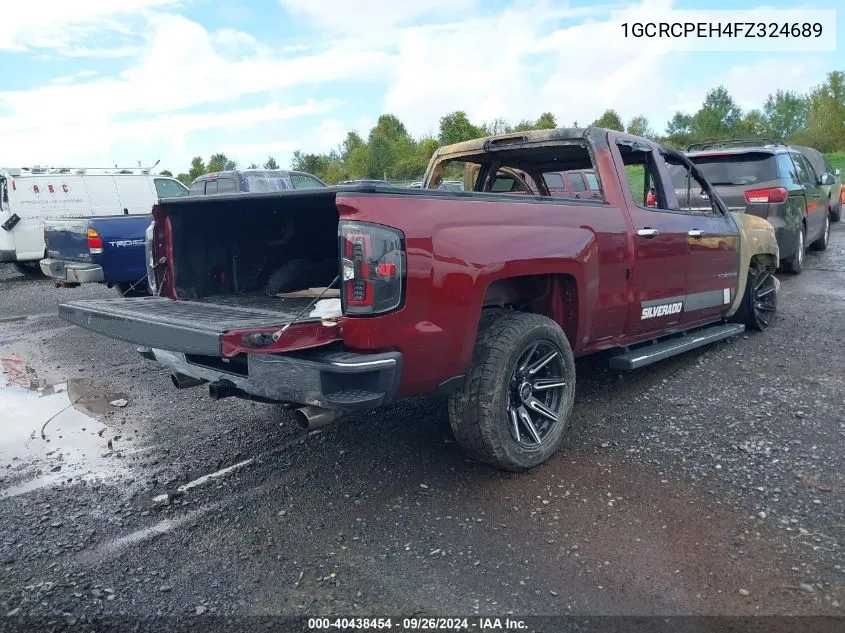 2015 Chevrolet Silverado 1500 Ls VIN: 1GCRCPEH4FZ324689 Lot: 40438454