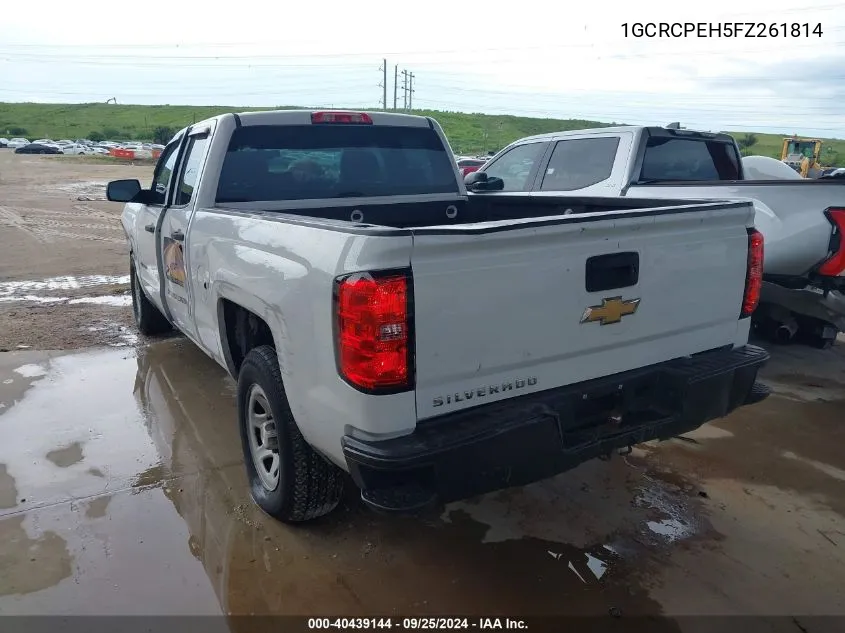 1GCRCPEH5FZ261814 2015 Chevrolet Silverado 1500 Wt