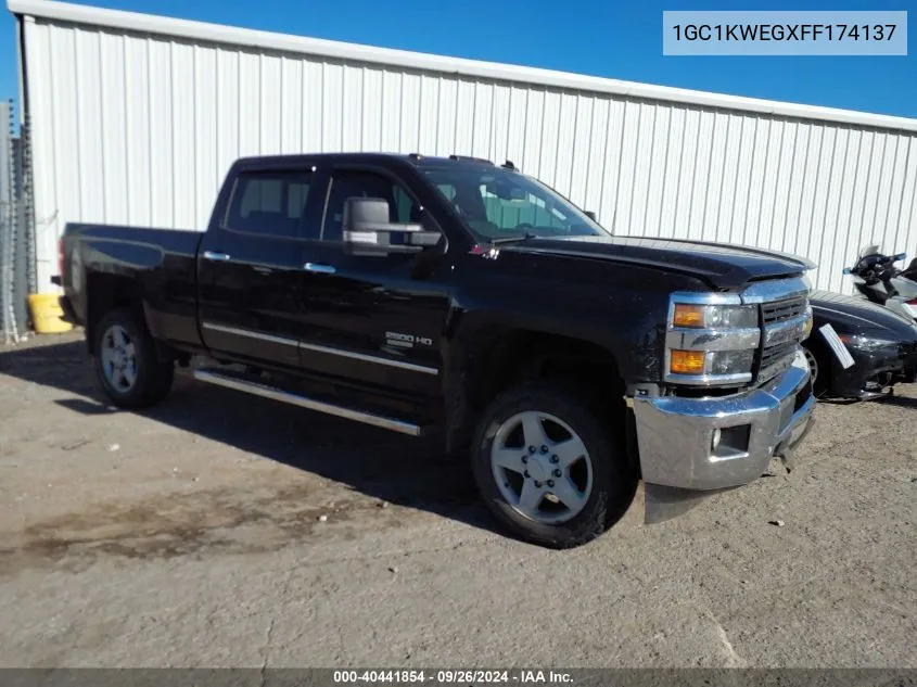 1GC1KWEGXFF174137 2015 Chevrolet Silverado K2500 Heavy Duty Ltz