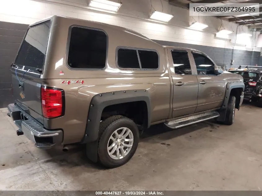 2015 Chevrolet Silverado 1500 1Lt VIN: 1GCVKREC0FZ364995 Lot: 40447627