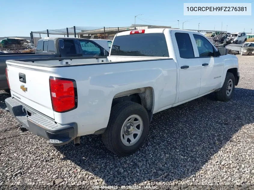 2015 Chevrolet Silverado VIN: 1GCRCPEH9FZ276381 Lot: 40449625